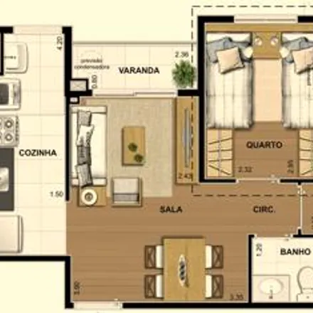 Buy this 2 bed apartment on Rua Menezes Vieira in Cachambi, Rio de Janeiro - RJ