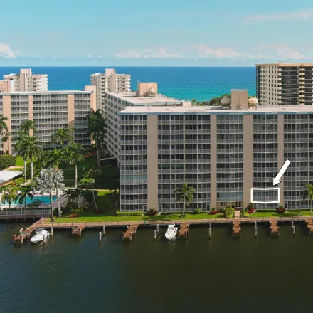 Buy this 2 bed condo on 3310 South Ocean Boulevard in Highland Beach, Palm Beach County