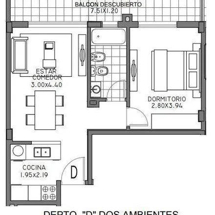 Buy this 1 bed apartment on Mariano Moreno 752 in Partido de Morón, 1708 Morón