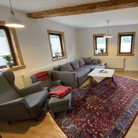Rent this 2 bed house on Siedlergemeinschaft "Saalfelder Höhe" in 07318 Saalfeld/Saale, Germany