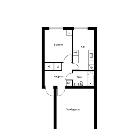 Image 1 - Norralagatan, 826 31 Söderhamn, Sweden - Apartment for rent