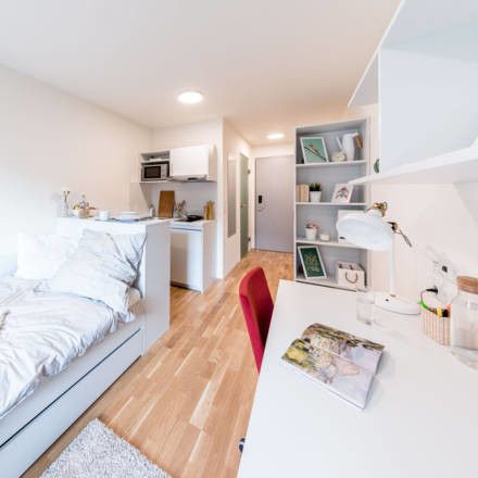 Rent this 1 bed apartment on Bloch Bauer Promenade in Wien, Austria