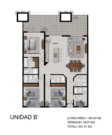 Buy this studio apartment on Paradise Village Shopping Center in Avenida Paseo de los Cocoteros, 63735 Nuevo Vallarta