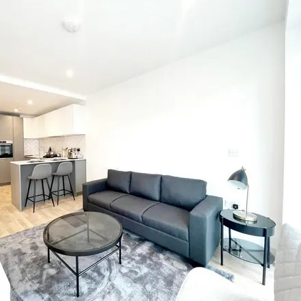 Rent this studio apartment on Watson House in 4 Greenleaf Walk, London