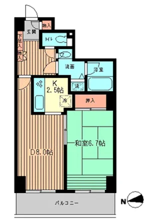 Image 2 - リーデンスタワー, Ogubashi-dori, Higashi Nippori, Arakawa, 116-0014, Japan - Apartment for rent