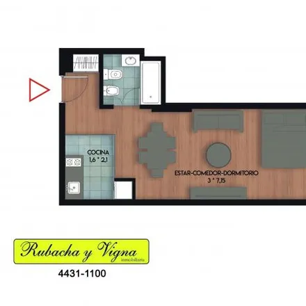Buy this studio apartment on Avenida Acoyte 798 in Caballito, C1405 DCG Buenos Aires