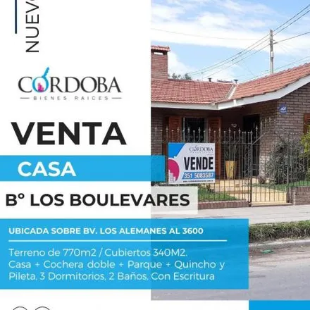 Buy this 3 bed house on De Los Lombardos 6197 in Los Boulevares, Cordoba