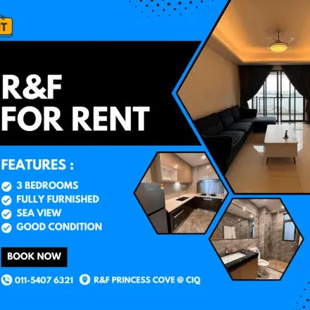 Rent this 3 bed apartment on Jalan Sri Lalang in Taman Ungku, 80730 Johor Bahru
