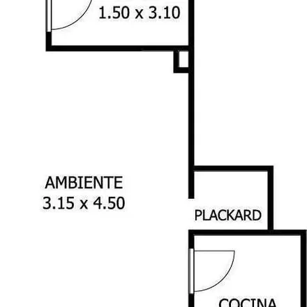 Rent this studio apartment on Sociedad Damas de la Misericordia in Peña, Recoleta