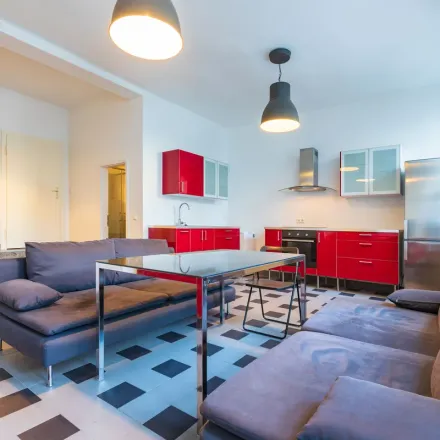 Rent this 1 bed apartment on Eppenhainer Straße 6 in 60326 Frankfurt, Germany