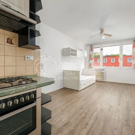 Rent this 1 bed apartment on Pod Strání 2161/21 in 100 00 Prague, Czechia