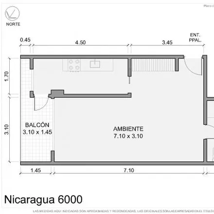 Buy this 1 bed apartment on Live Hotel in Nicaragua 6045, Palermo