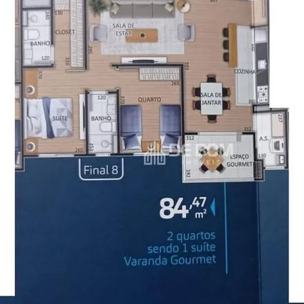 Buy this 2 bed apartment on Rua Vereador Marcio V in Região Urbana Homogênea III, Poços de Caldas - MG