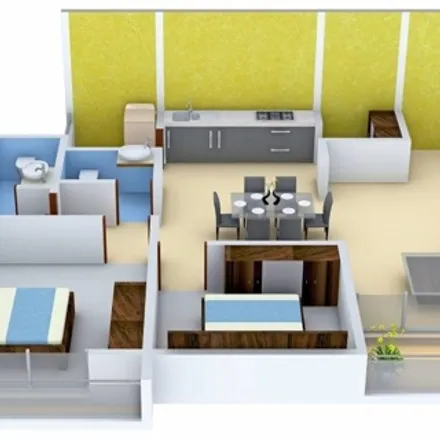 Buy this 3 bed apartment on unnamed road in Memnagar, Ahmedabad - 380001