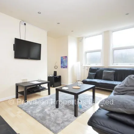 Rent this 8 bed townhouse on 27 Chestnut Avenue in Leeds, LS6 1BA