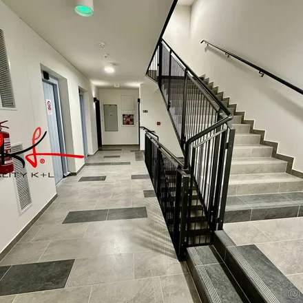 Rent this 1 bed apartment on Vysočanská in 190 00 Prague, Czechia
