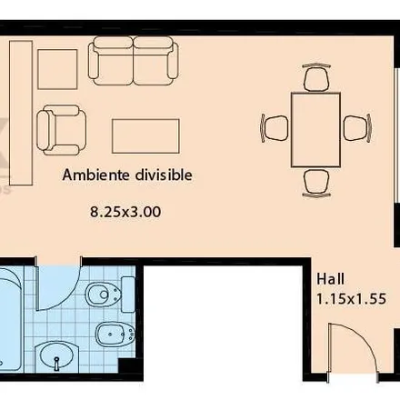 Rent this studio apartment on Avenida Directorio 558 in Parque Chacabuco, Buenos Aires
