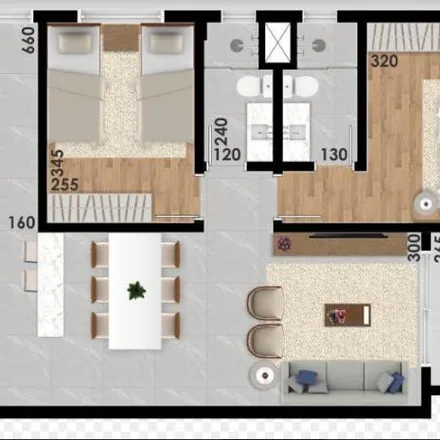 Buy this 2 bed apartment on Rua Professor Assis Gonçalves 897 in Água Verde, Curitiba - PR