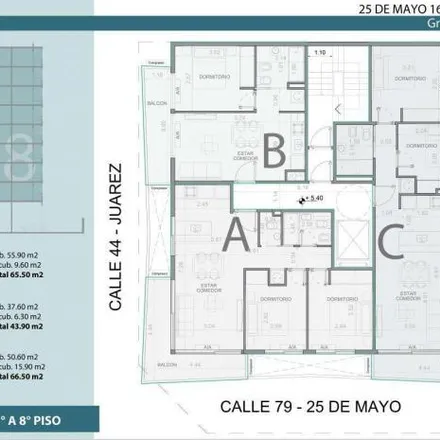 Buy this 2 bed apartment on 85 - Bonifacini 2100 in Partido de General San Martín, B1650 BGJ General San Martín