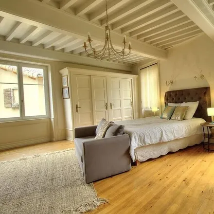 Rent this 5 bed house on Route des Monts du Lyonnais in 69700 Beauvallon, France