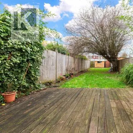 Buy this 3 bed townhouse on 92 Stoneleigh Avenue in London, KT4 8XX