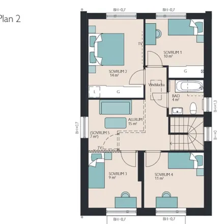 Rent this 6 bed apartment on Uppåkraskolan in Septembervägen, 245 64 Hjärup