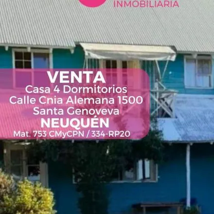 Buy this 4 bed house on Colonia Alemana in Santa Genoveva, Q8300 BMH Neuquén