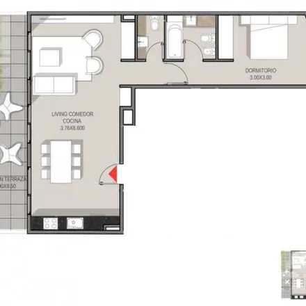 Buy this 1 bed apartment on Fray Justo Santa María de Oro 2320 in Palermo, C1425 FQI Buenos Aires