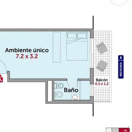Buy this studio apartment on Necochea 2170 in República de la Sexta, Rosario