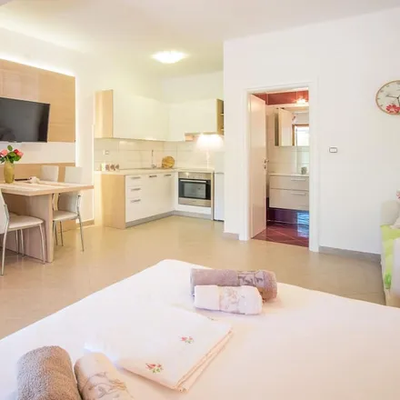 Rent this studio apartment on The Island of Krk Tourist Board in Trg Svetog Kvirina 1, 51500 Krk
