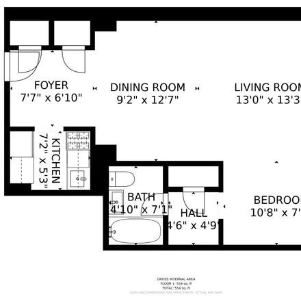 Rent this studio apartment on #3M in 405 East 63rd Street, Central Park West Historic District