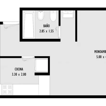 Buy this studio apartment on Kiosco diagonal 77 in Diagonal 77 312, Partido de La Plata