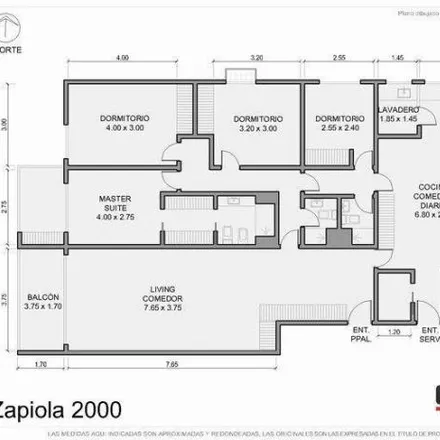 Buy this 4 bed apartment on Zapiola 2066 in Belgrano, C1428 CXC Buenos Aires