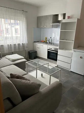 Rent this 1 bed apartment on Vilbeler Landstraße 218 in 60388 Frankfurt, Germany