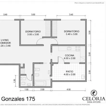 Buy this 2 bed apartment on Joaquín Victor González 171 in Floresta, C1407 DYE Buenos Aires