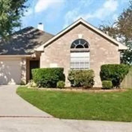 Rent this 3 bed house on 6405 Autumn Thistle Drive in Harris County, TX 77449