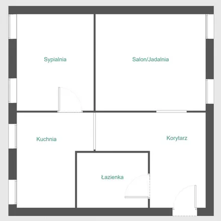 Rent this 2 bed apartment on blok 242 in Traktorowa 76a, 91-142 Łódź