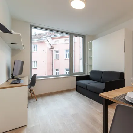 Rent this studio apartment on Plzeňská 3351/19 in 150 00 Prague, Czechia