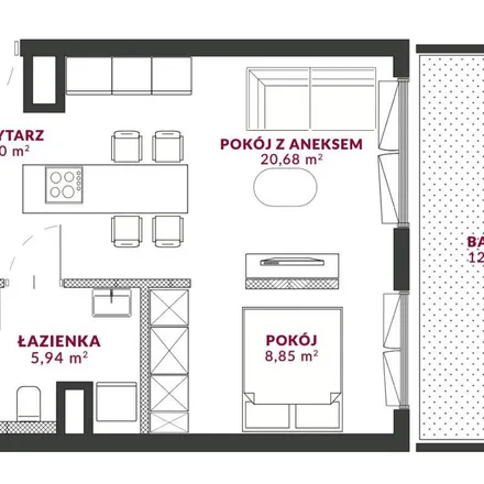 Rent this 1 bed apartment on Szkoła Podstawowa nr 41 im. Żołnierzy AK Grupy Bojowej "Krybar" in Leszczyńska, 00-339 Warsaw