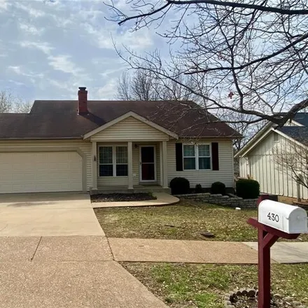 Rent this 3 bed house on 430 Brightfield Drive in Manchester, MO 63021