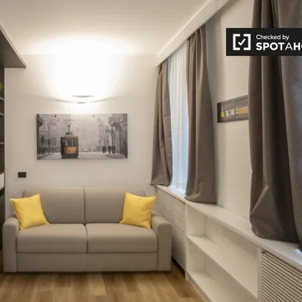 Rent this studio apartment on Noor in Via San Carpoforo, 7