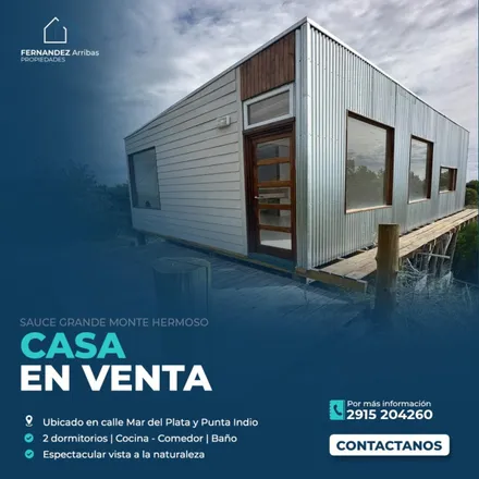 Buy this 2 bed house on Ferreira Sport in Faro Recalada, Partido de Monte Hermoso