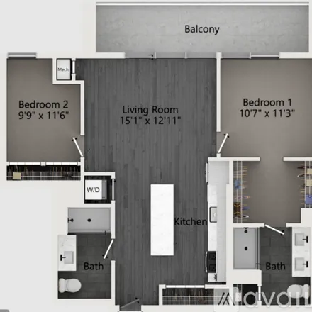 Image 8 - 1456 W Randolph St, Unit 2 Bedroom 2 Bathroom - Apartment for rent