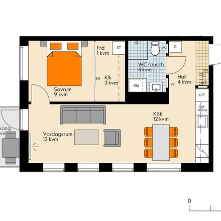 Rent this 2 bed apartment on Kronans Apotek in Bäckby torggata 13, 724 74 Västerås