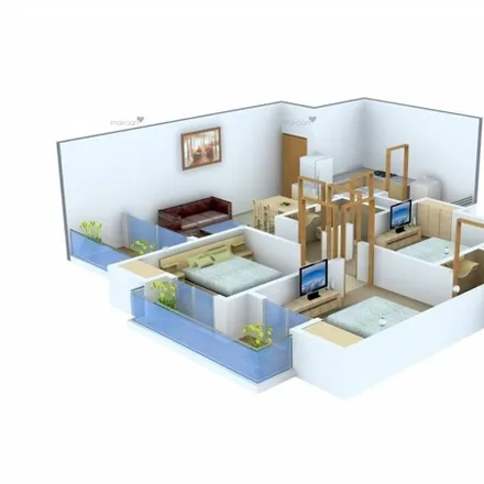 Rent this 3 bed apartment on unnamed road in Gautam Buddha Nagar, Dadri - 201318