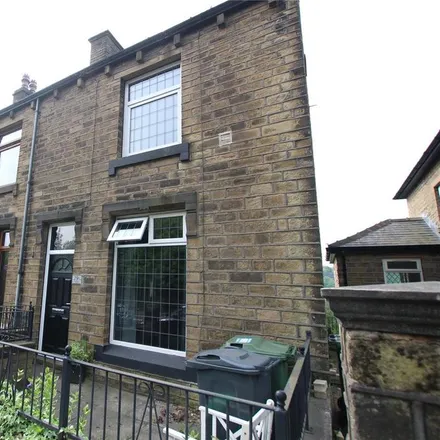 Rent this 2 bed townhouse on Stuart's Barber Shop in 19 Lowergate, Huddersfield