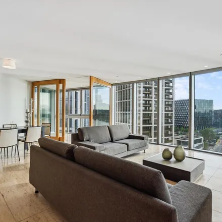 Rent this 2 bed apartment on Saint George Wharf Tower in 1 Nine Elms Lane, Nine Elms