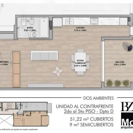 Buy this 1 bed apartment on Bermúdez 3122 in Villa Devoto, C1417 BVC Buenos Aires
