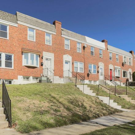 Rent this 3 bed townhouse on 4108 Ardley Avenue in Baltimore, MD 21213