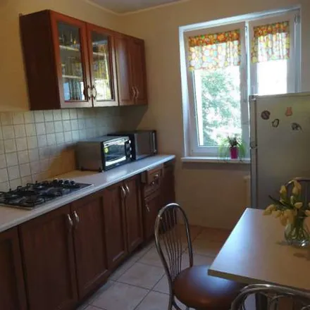 Rent this 1 bed apartment on Aleje Solidarności in 61-648 Poznań, Poland